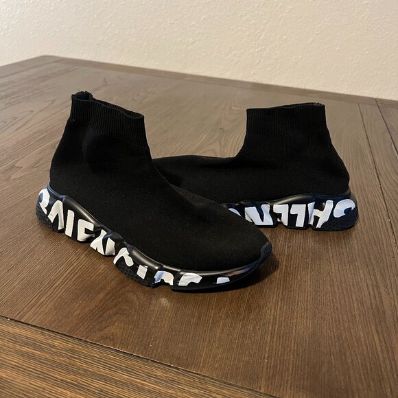 Balenciaga Speed Graffti Trainers - Picture 1 of 4